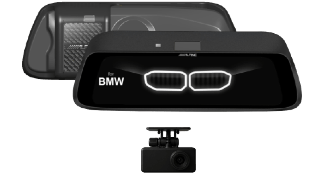 ドライブレコーダー搭載 9型デジタルミラー［車内用リアカメラ］ DMR-DM900-BMW-IC