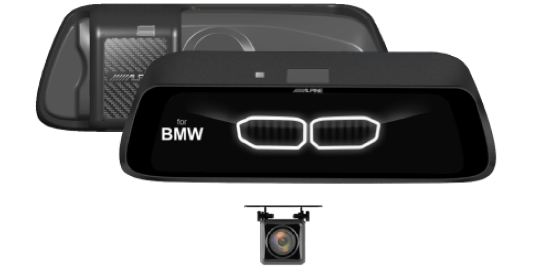 ドライブレコーダー搭載 9型デジタルミラー［車外用リアカメラ］ DMR-DM900-BMW-OC