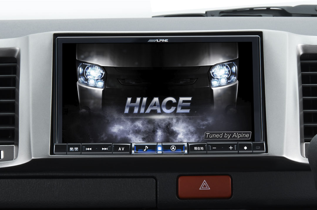 ハイエース（200系）スーパーGL標準ボディ専用 8型カーナビ ビッグX 取付けキット メーカーオプションバックカメラ装着車用 KTX-X8-HI-200SGL-NR