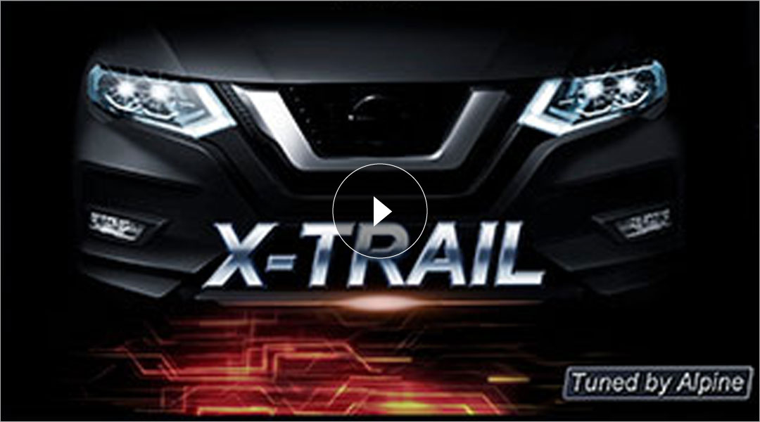 車種専用オープニング画面 X-TRAIL