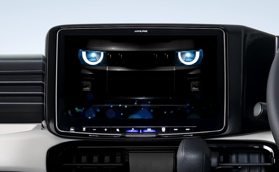 新型デリカミニ（BA系）専用 11型カーナビ パーフェクトフィット ビッグDA 11【専用パネル、取付けキット、専用ビルトインUSB/HDMI（ブルーライティング）同梱】