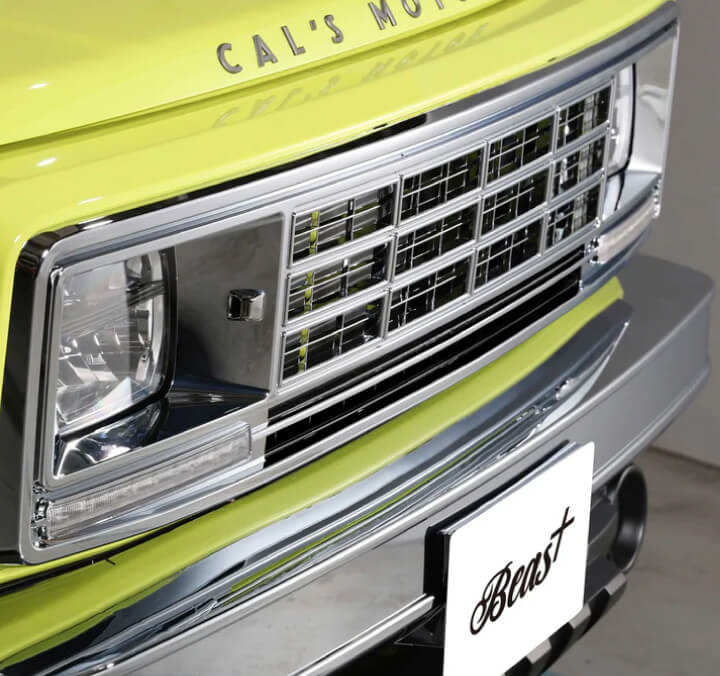 スクエアクロームメッキグリル