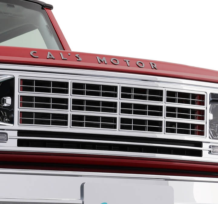 スクエアクロームメッキグリル