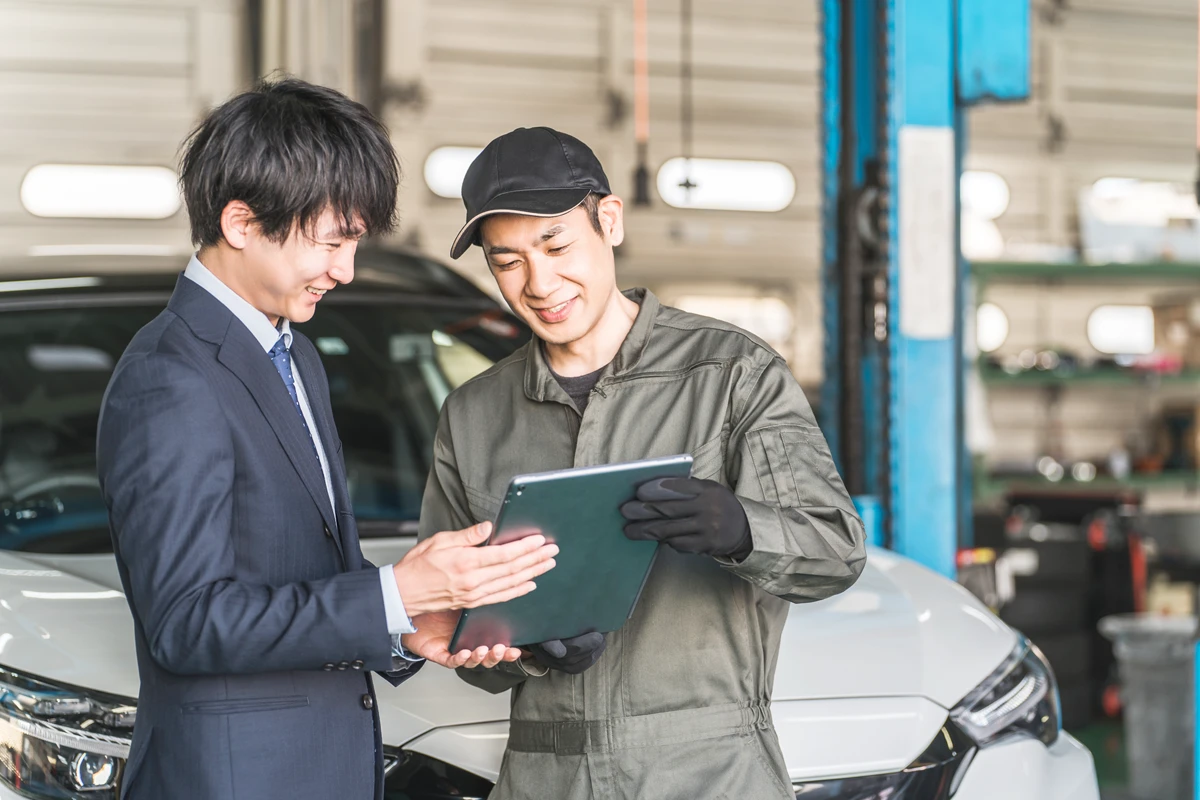 レンタカーの車検管理がしっかりできているイメージ